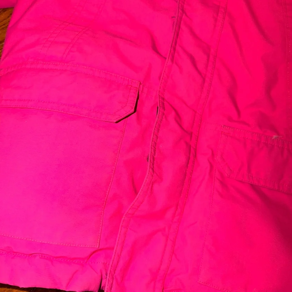 The North Face Fuchsia and Black Hooded Jacket